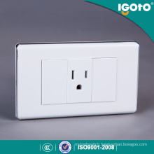 South American White Color 3 Pin Socket